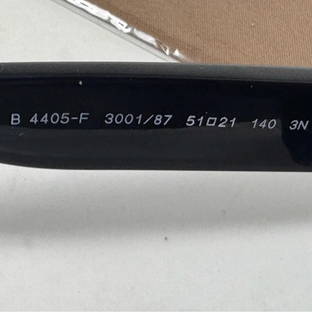 💯Authentic BURBERRY B 4405 Black Cat-Eye Sunglasses